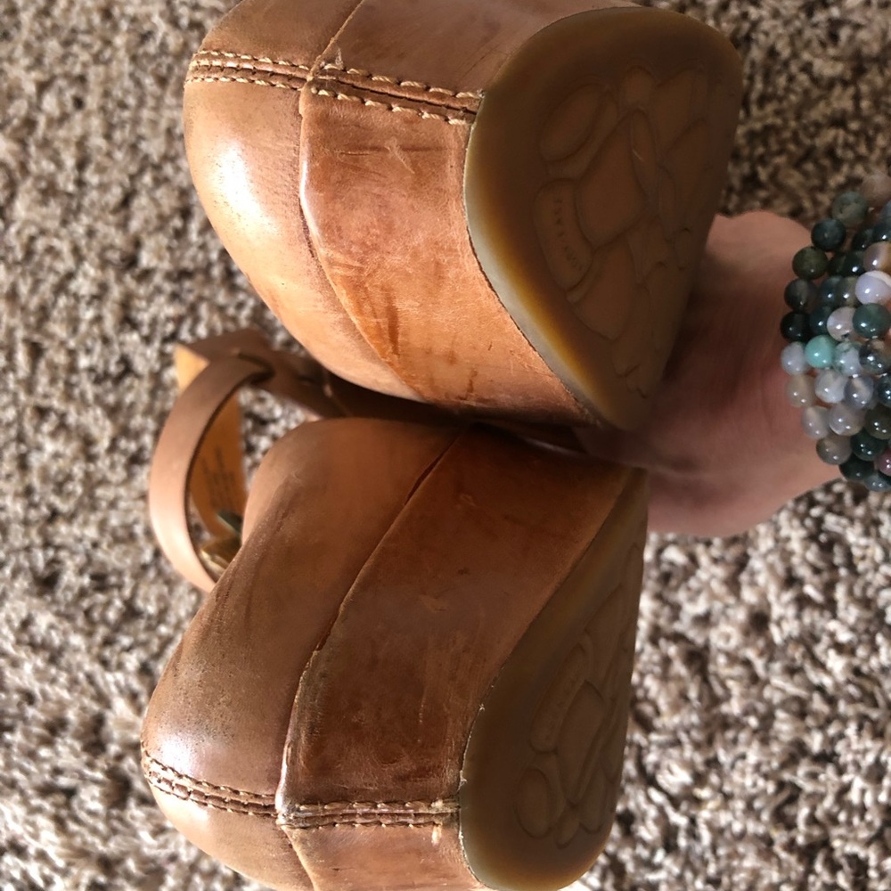 Kork-Ease Myra Leather Platform Wedge Sandals - Picture 7 of 7